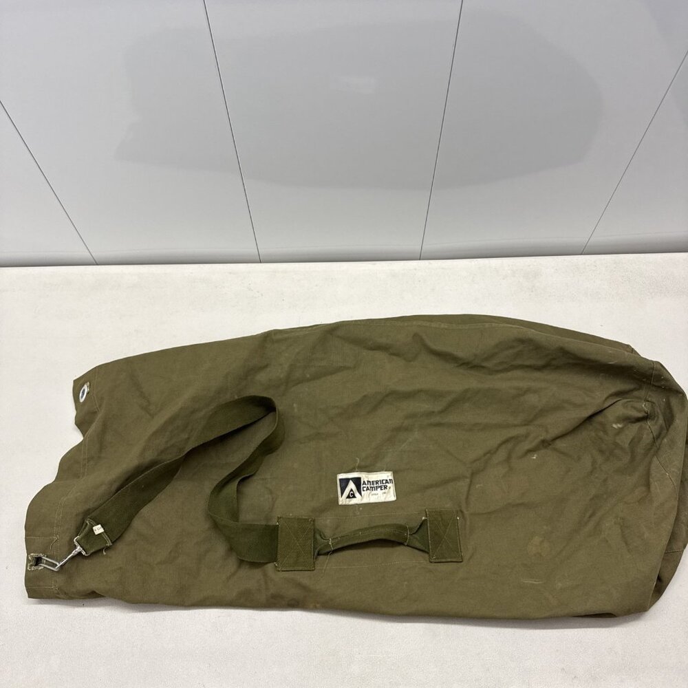 American Camper Stock 730 Military Army Duffel / Sea Bag Luggage Top‎ Load Green
